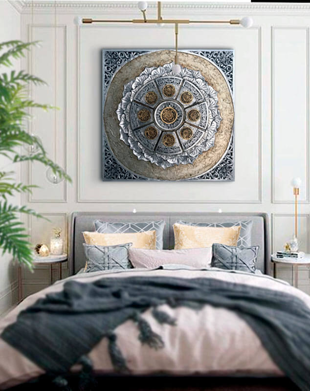 ideas para decorar el dormitorio beneficios cuadros mandalas