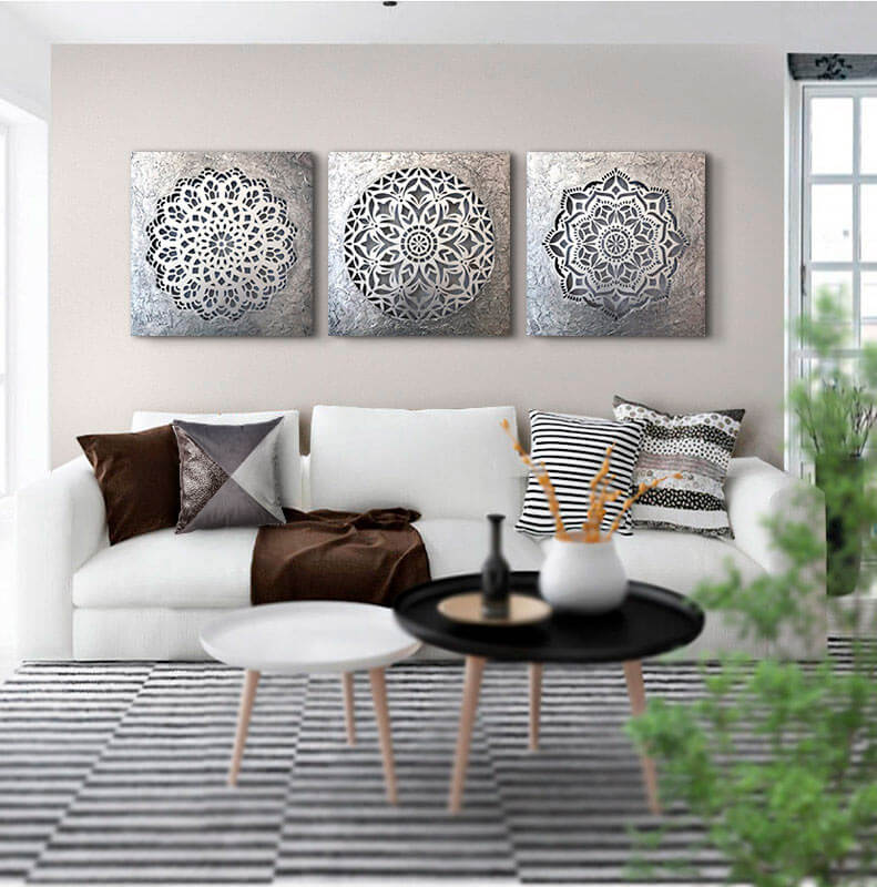 Mandala de Madera - Decoración del Hogar - Feng Shui